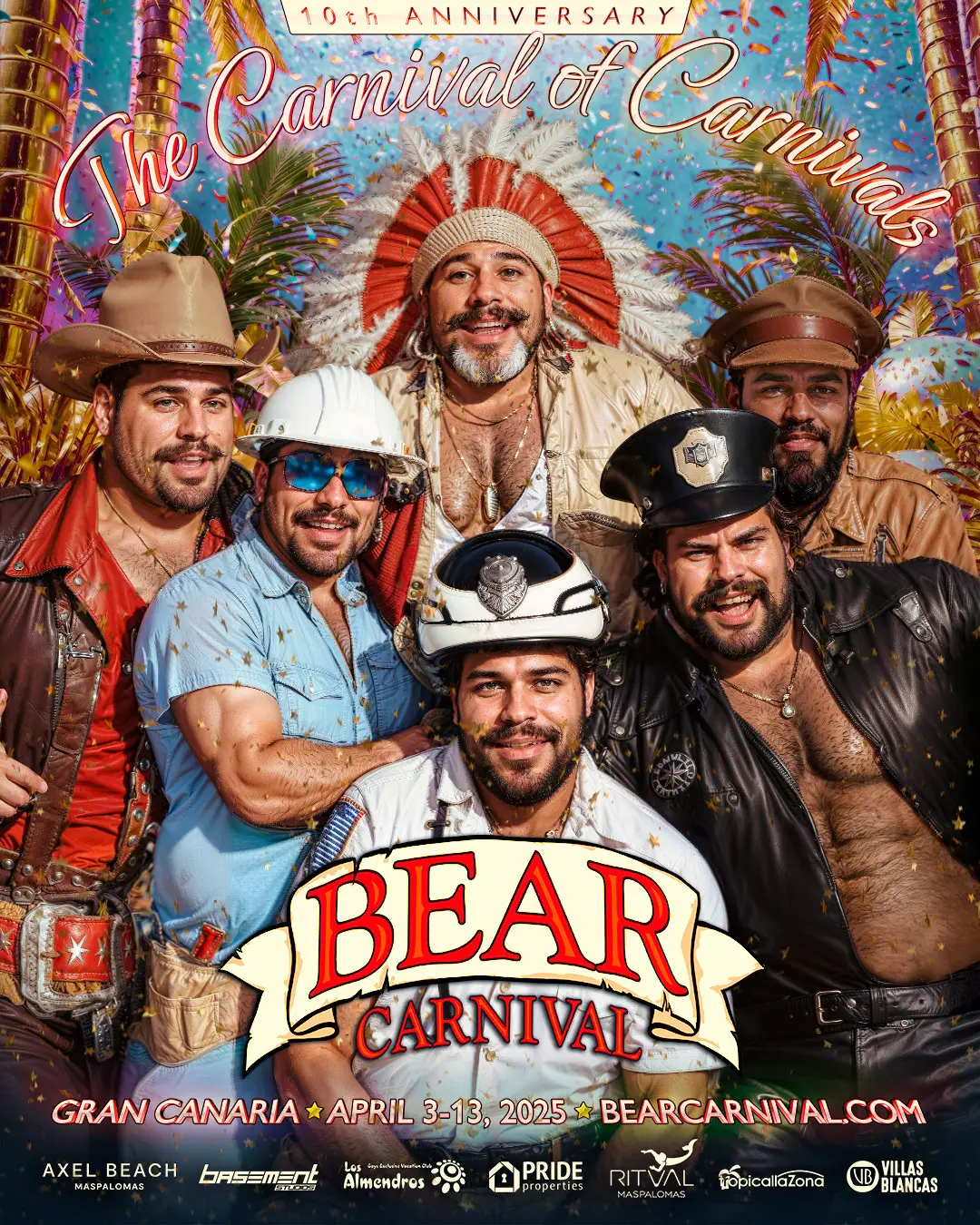 Bear Carnival and elections of Mr Bear Gran Canaria